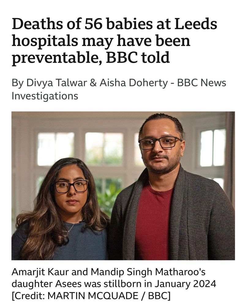 News story showing family affected by stillbirth 