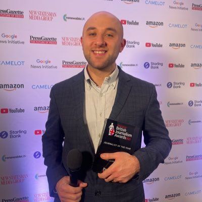A picture of Gabriel Pogrund from his twitter account
