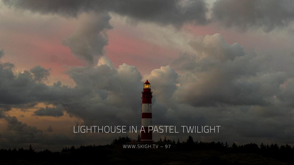 Lighthouse in a Pastel Twilight