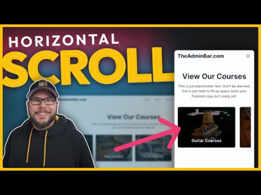 Huge upgrade for your blog grids! Instantly improve UI with this simple CSS horizontal scroller!