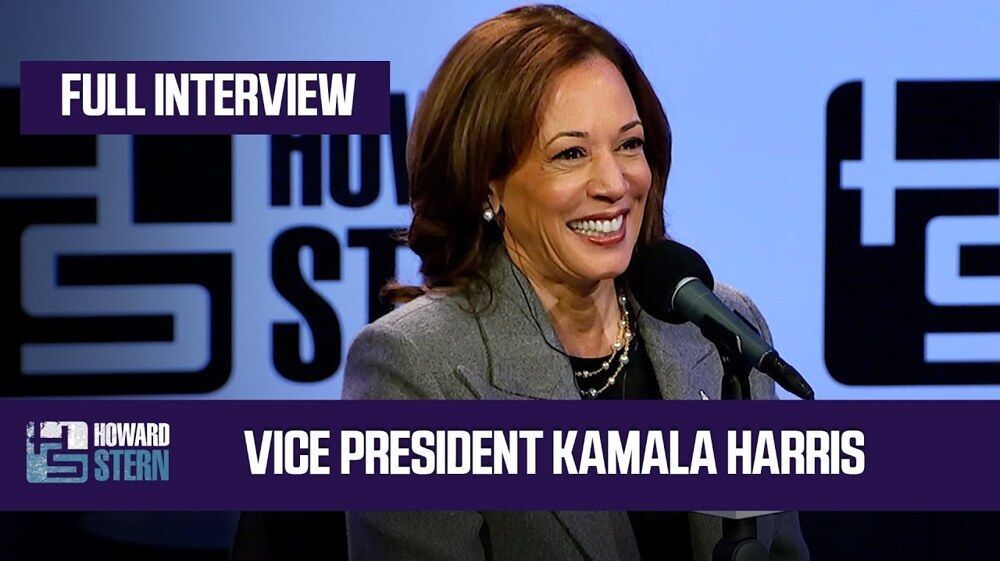 VP Kamala Harris on the Howard Stern Show (FULL INTERVIEW)