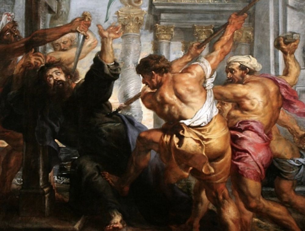 O martírio de São Tomás (ou Tomé), de Rubens (1637-1638)