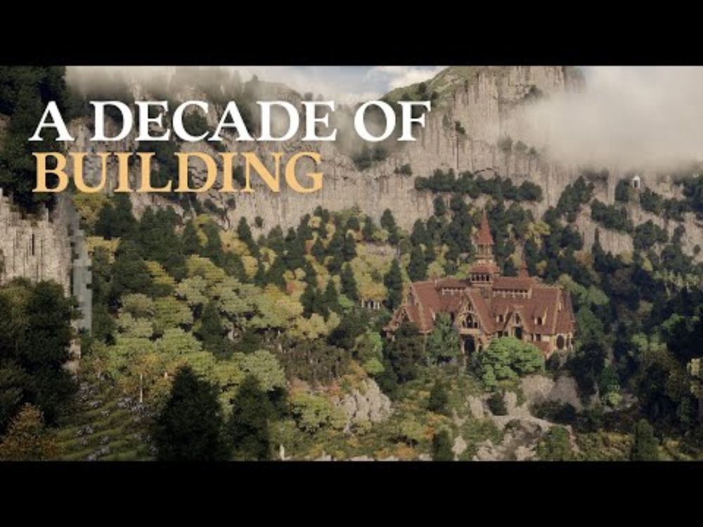 Ten years of building Middle-earth in Minecraft.