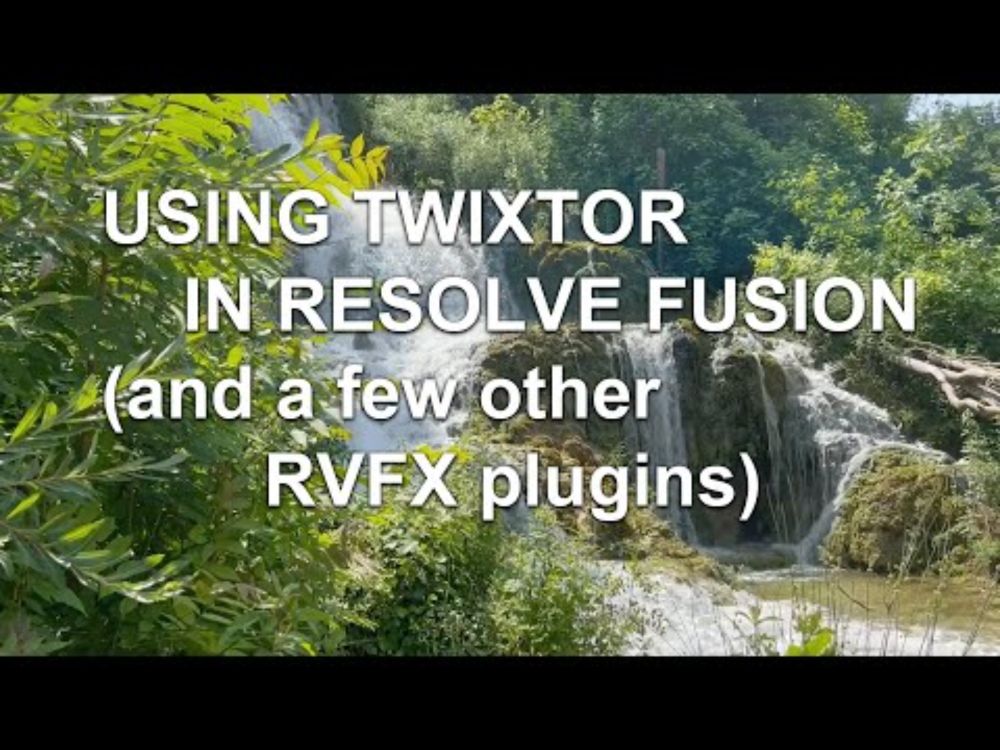 Using Twixtor in Resolve Fusion