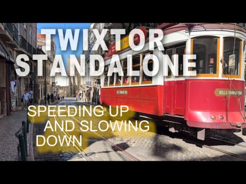 Speeding up and slowing down by Tram in Portugal