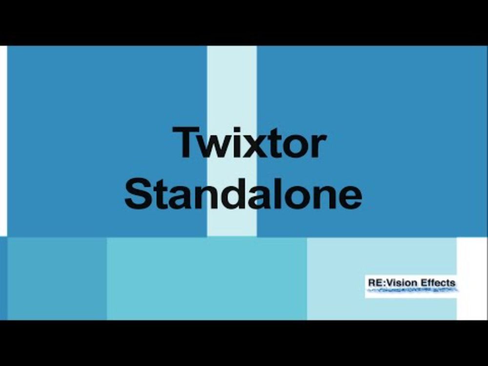 Twixtor Standalone 45sec promo