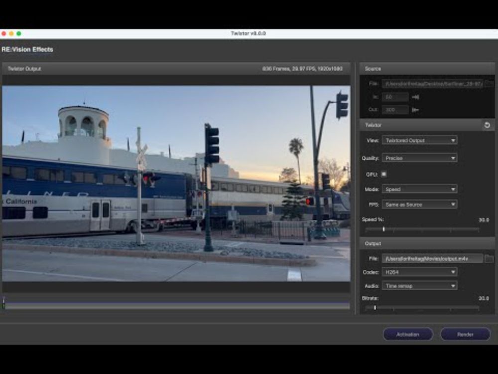 Slow down time with Twixtor standalone