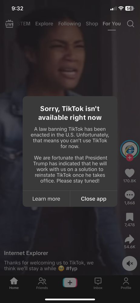 one of my ss after attempted reboots 💀 internet explorer.. what were you doing on tiktok?!?!