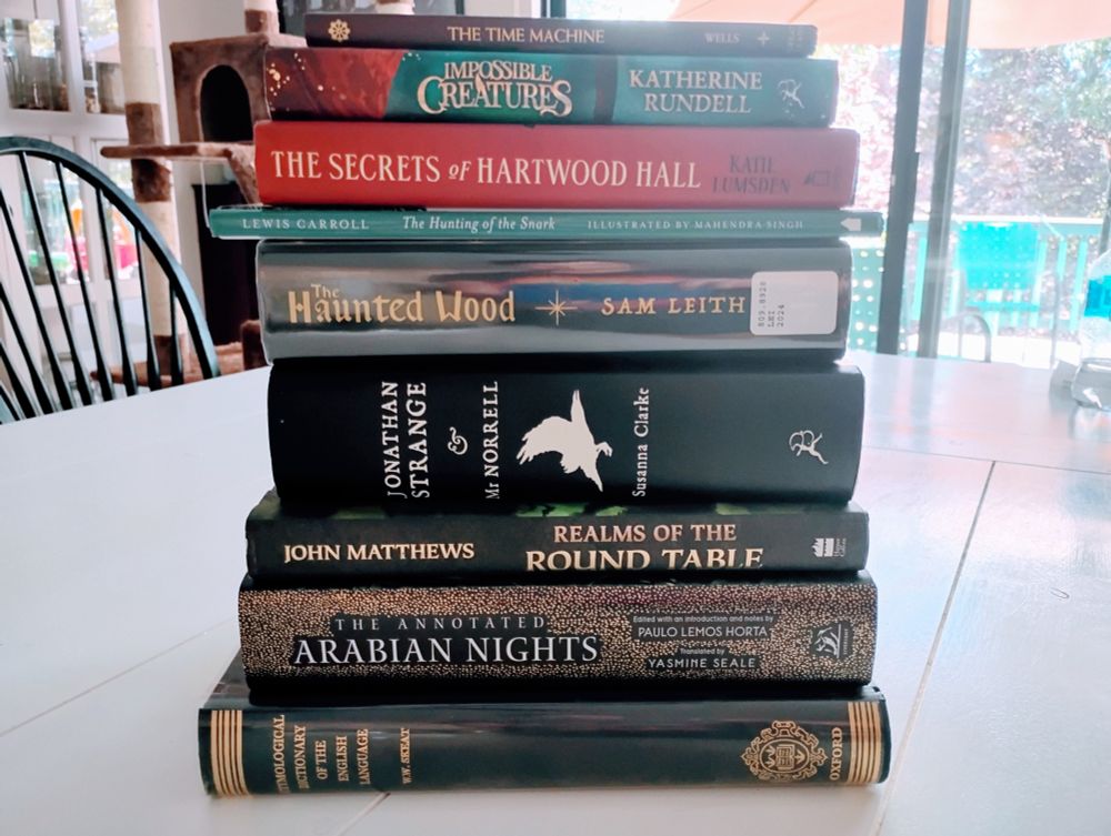 purely illustrative photo showing off some of my favorite books