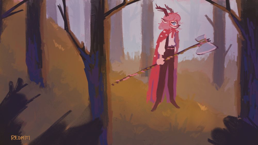 c!snifferish in a forest