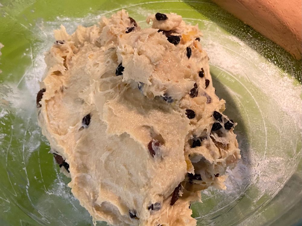 Stollen mixture. 