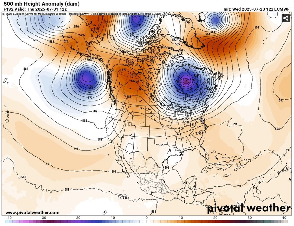 500 mb anomaly map of north america showing a ridge over Alberta and Saskatchewan
https://www.pivotalweather.com/model.php?m=ecmwf_full&p=500h_anom&rh=2025072312&fh=loop&r=na&dpdt=&mc=
