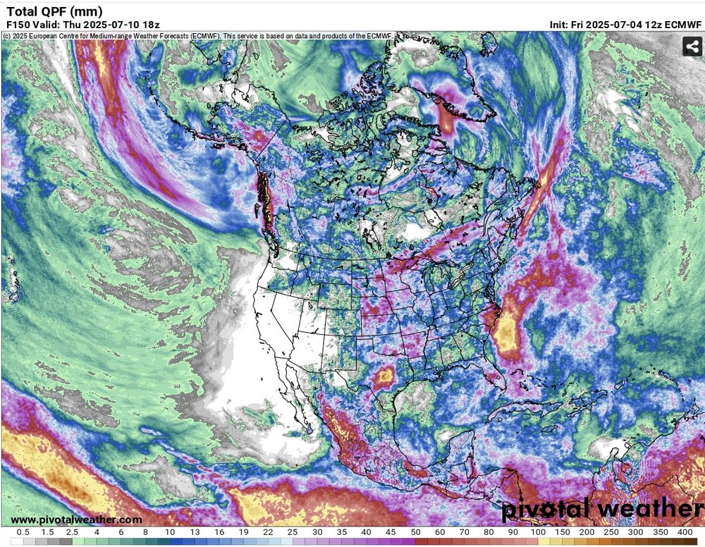 ECMWF quantitative prec. forecasts - white areas are expected to receive no prec. scale on the bottom in mm
https://www.pivotalweather.com/model.php?m=ecmwf_full&p=qpf_acc-met&rh=2025070412&fh=loop&r=na&dpdt=&mc=