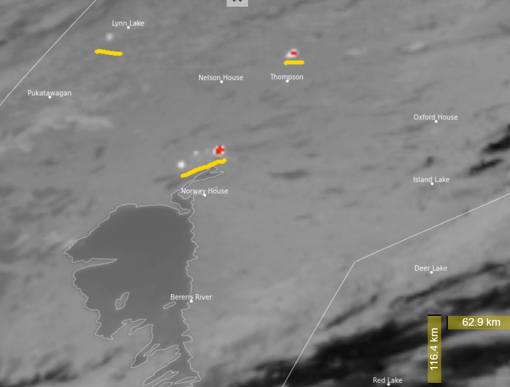 Goes - east mid-ir  band ...image - white and red areas are very active fires
https://rammb-slider.cira.colostate.edu/?sat=goes-19&sec=full_disk&x=7939&y=1475&z=5&angle=0&im=12&ts=1&st=0&et=0&speed=130&motion=loop&maps%5Bborders%5D=white&p%5B0%5D=band_06&opacity%5B0%5D=1&pause=0&slider=-1&hide_controls=0&mouse_draw=0&follow_feature=0&follow_hide=0&s=rammb-slider&draw_color=FFD700&draw_width=6