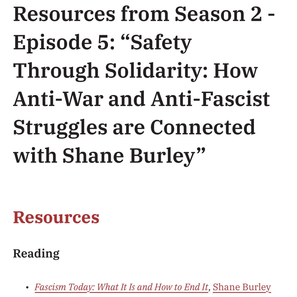 Resources for Season 2, Episode 5. Find more at fascismbarometer.org.