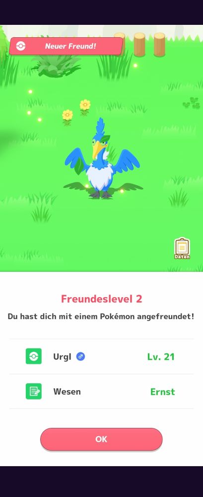 Screenshot von Urgl bei Pokémon Sleep