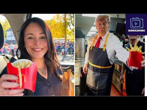 DESMASCARADA: BRASILEIRA QUE VIRALIZOU EM VIDEO COM TRUMP ATENDENTE NO MCDONALDS ERA MILITANTE