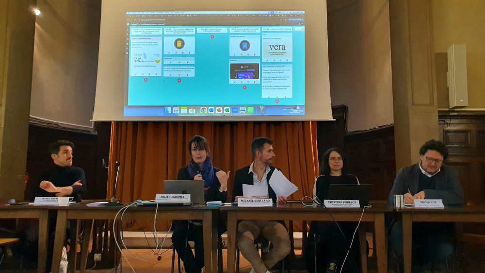 Ouverture de la table ronde "La pédagogie comme boussole" du colloque du CRAP Cahiers pédagogiques sur l'intelligence artificielle 