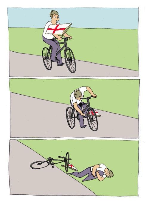 Flag shaggers visibly making their own situation worse