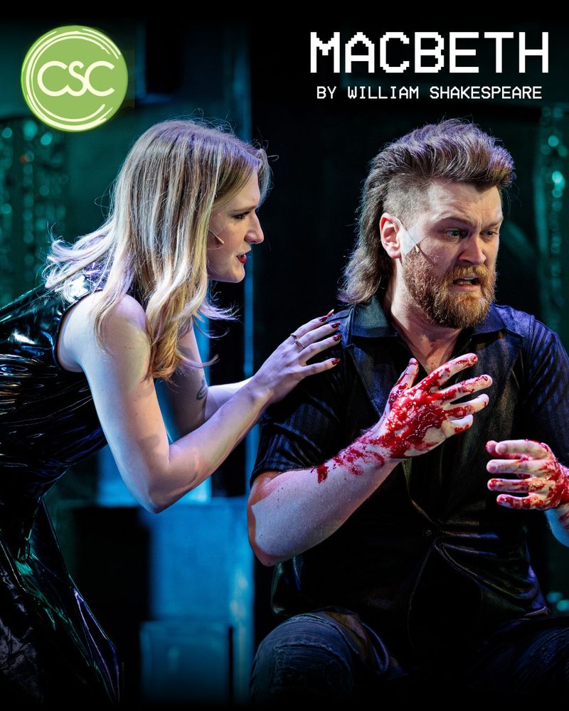 Lady Macbeth (Annika Burley) and Macbeth (Cleveland Nicoll) struggle with their choices.