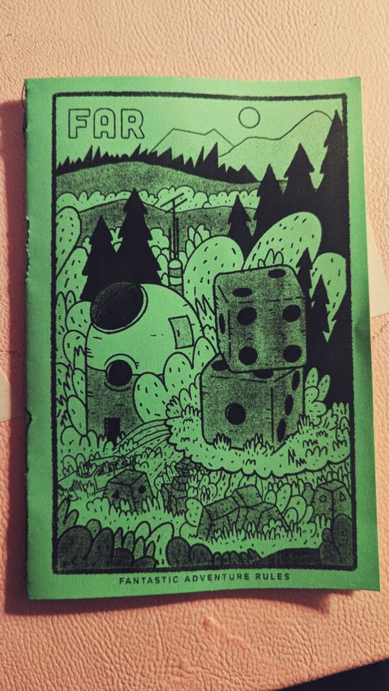 FAR - Fantastic Adventure Rules RPG zine