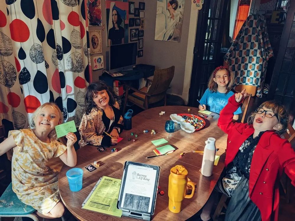 Kids playing rpgs