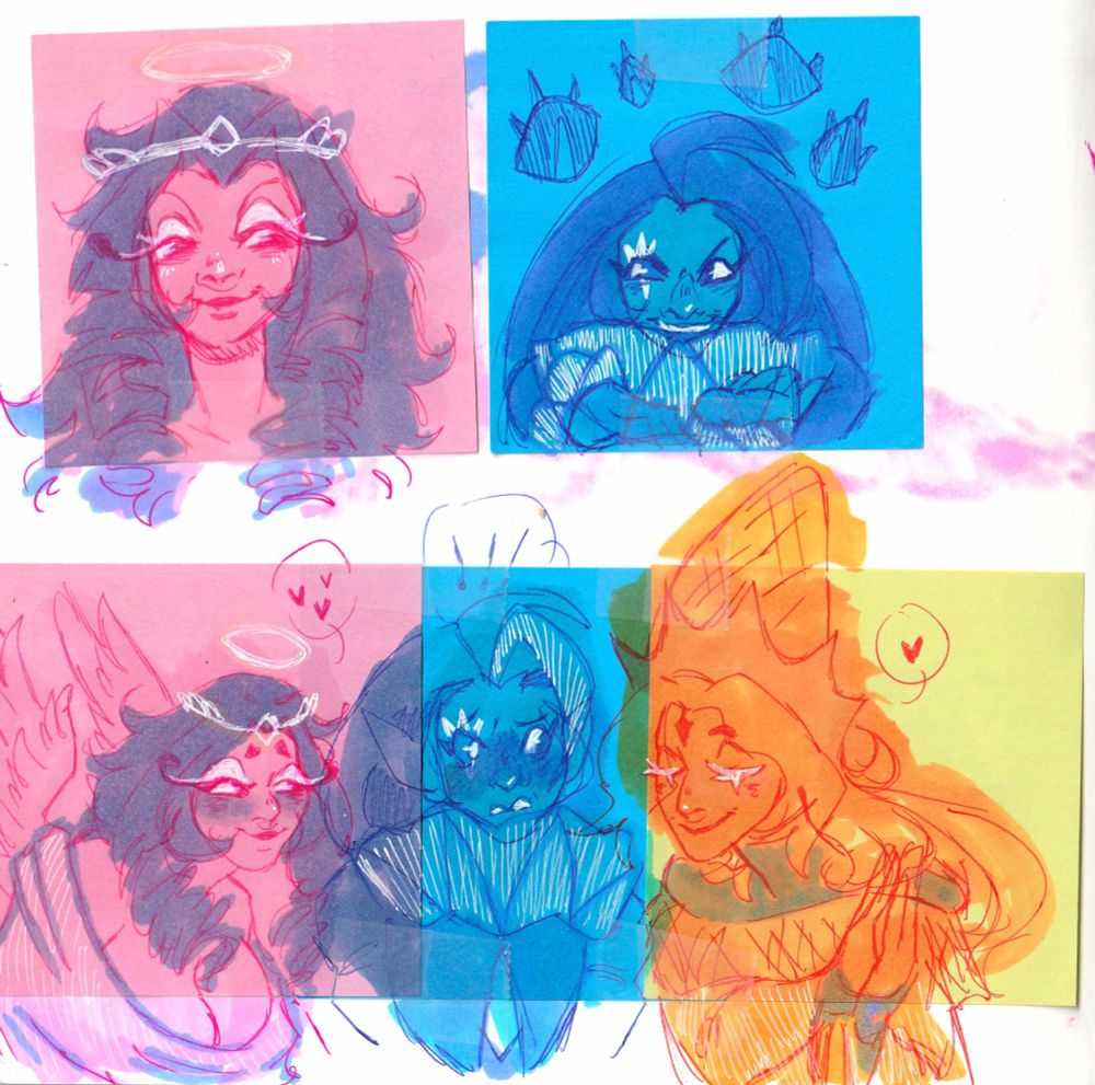 Some Eternal Sugar and Shadow Milk headshots, plus an added Pure Vanilla.