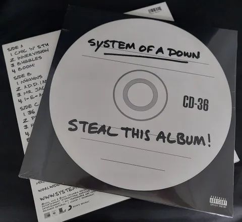 System of a Down's "Steal This Album!" on vinyl