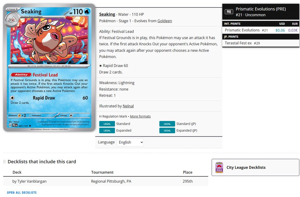 The SeakingLimitless page showing I'm the only one to ever make day 2 with it