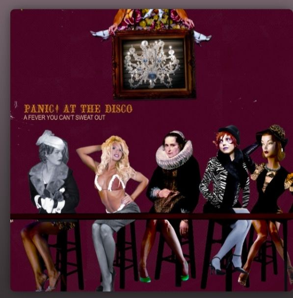 A fever you can't sweat out by panic! At the disco album cover 