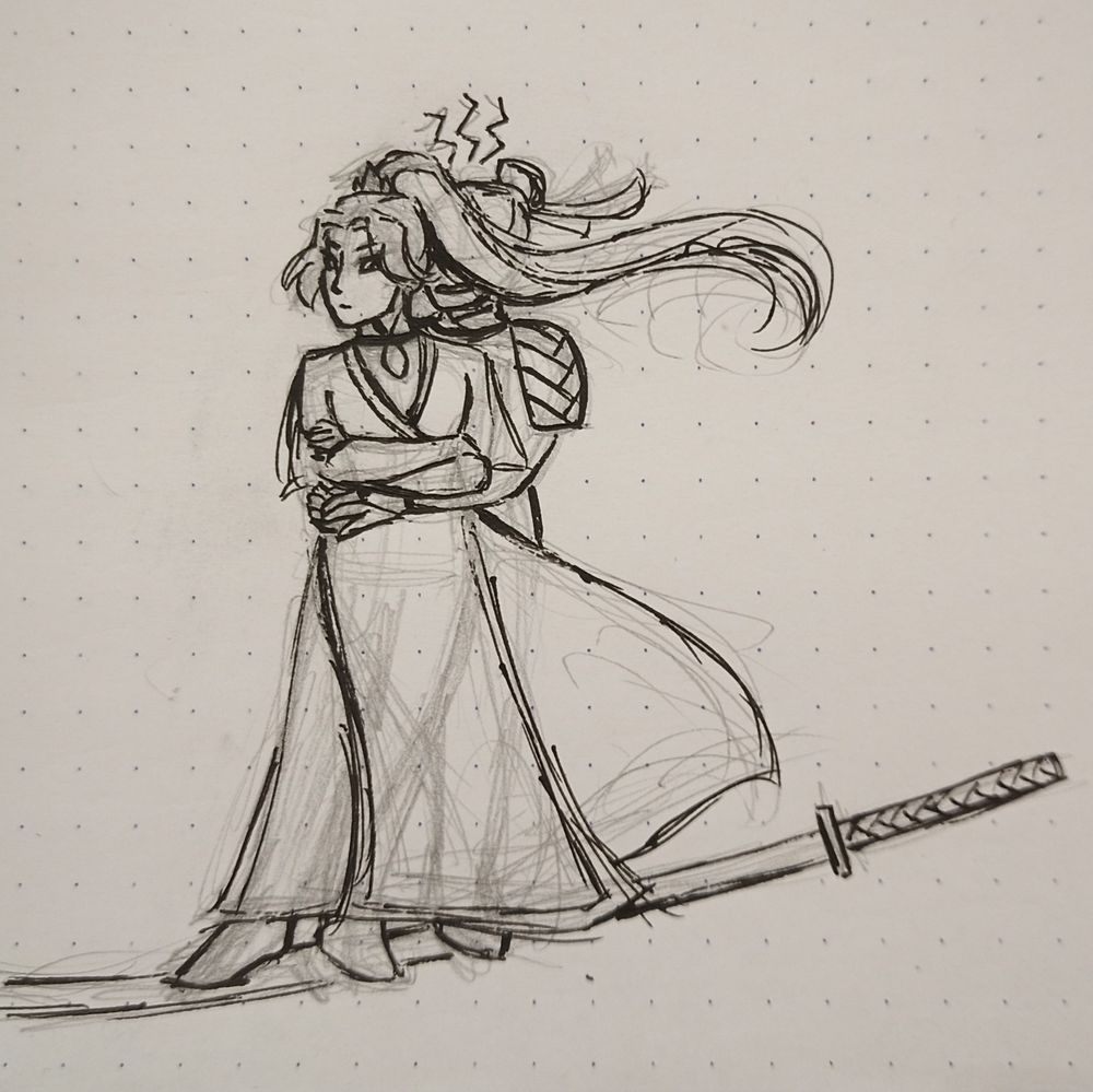 Mu Qing and Feng Xin flying on zhanmadao. Feng Xin is behind Mu Qing, holding on to his waist. Mu Qing's ponytail is whacking Feng Xin in the face