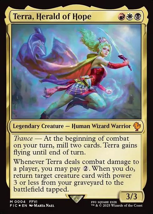Magic the Gathering card: Terra, Herald of Hope