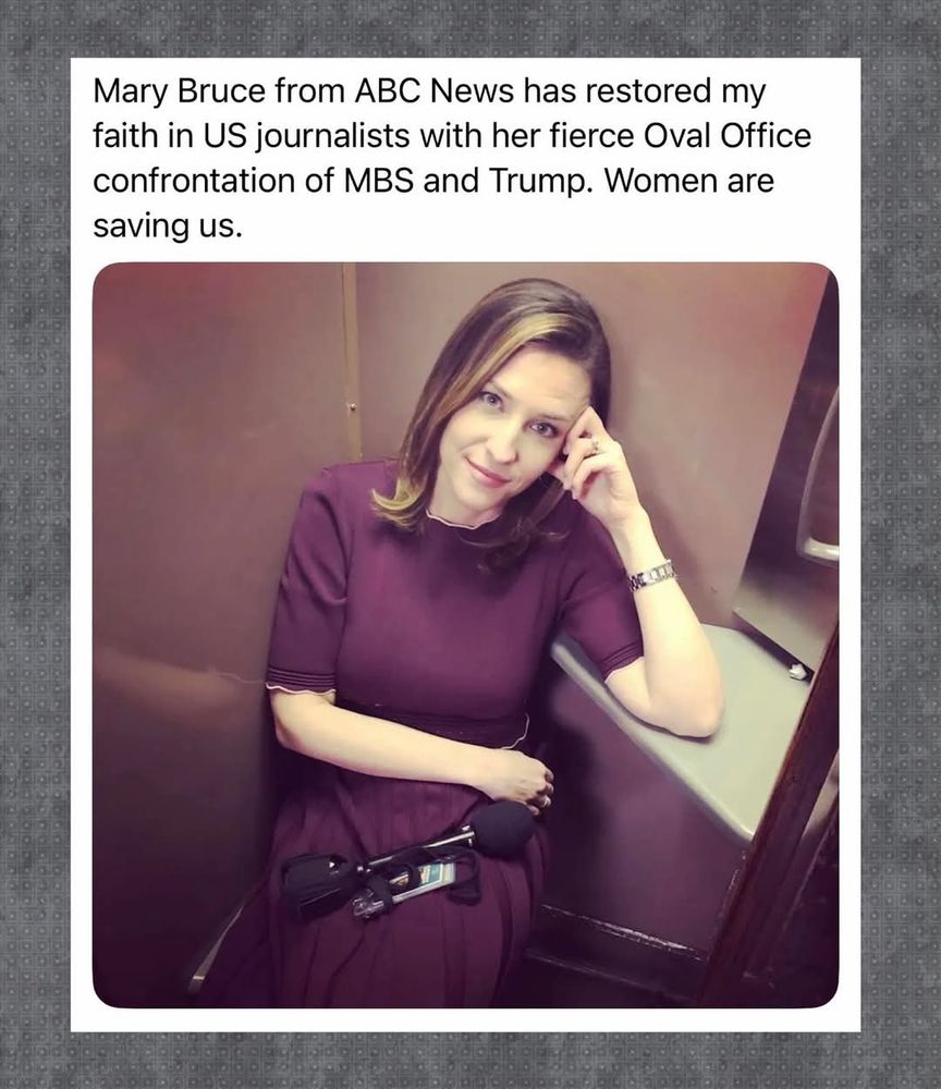 She has more guts than 99% of journalists