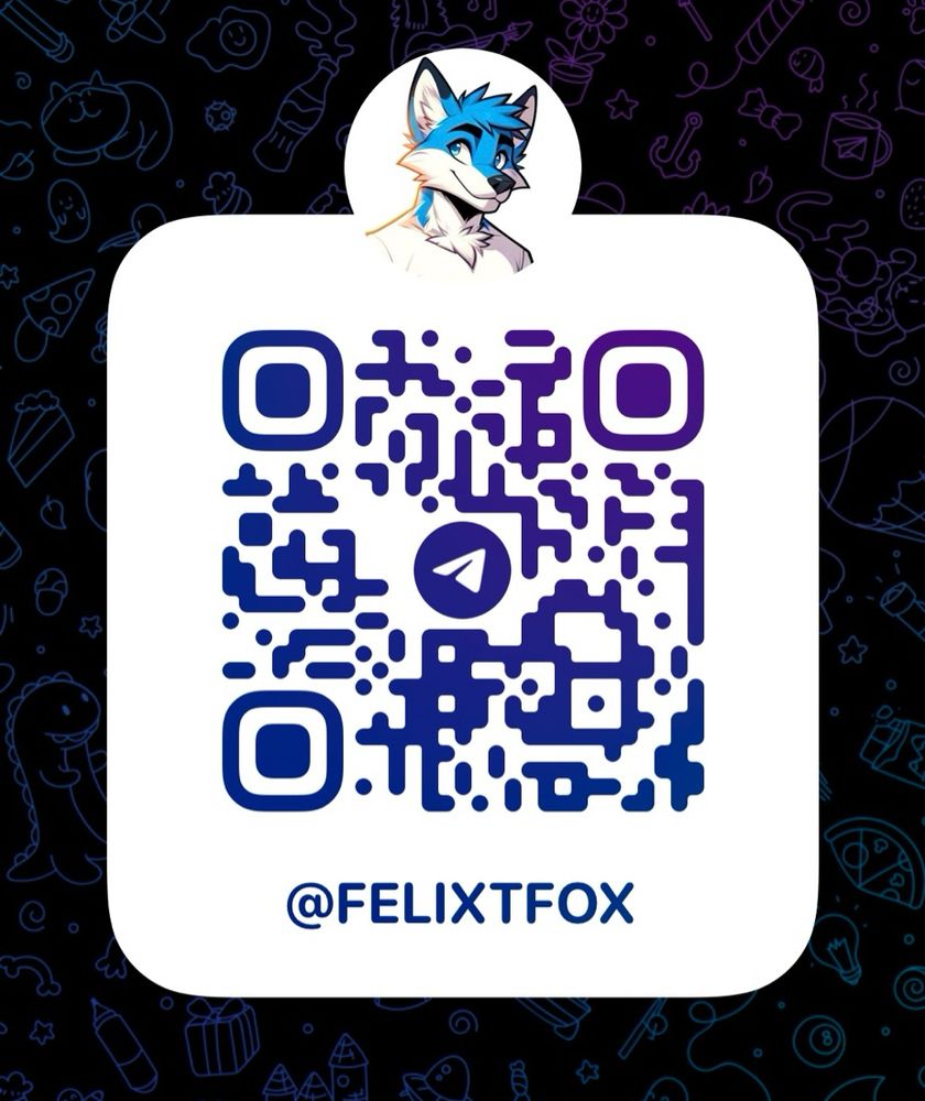 Telegram QR code for Felix the Fox