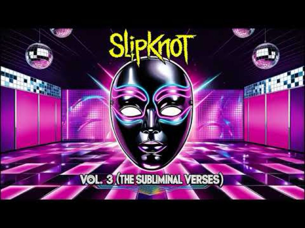 Slipknot - Vol. 3: (The Subliminal Verses) album, but if it had been recorded in the 70s (Disco)