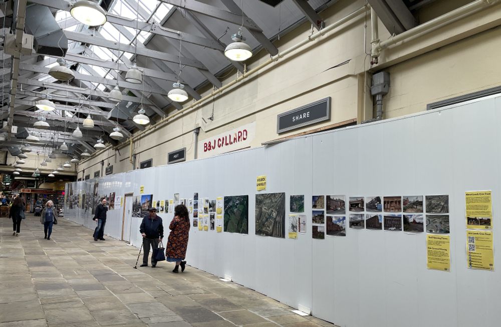 The exhibition on Butchers Row in the market