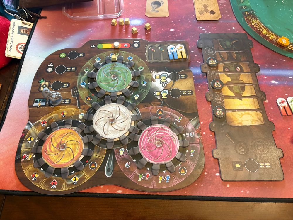 Pastry chef player board