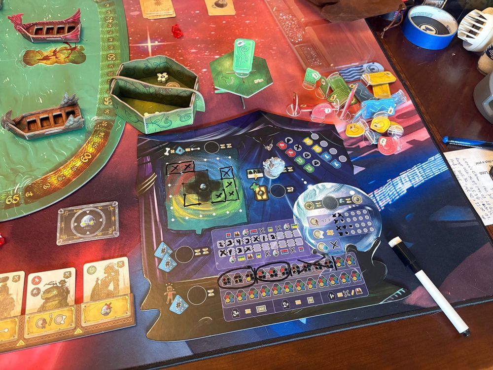 Oracle player board