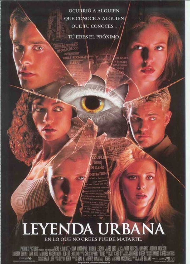 Movie poster from the movie Urban Legend