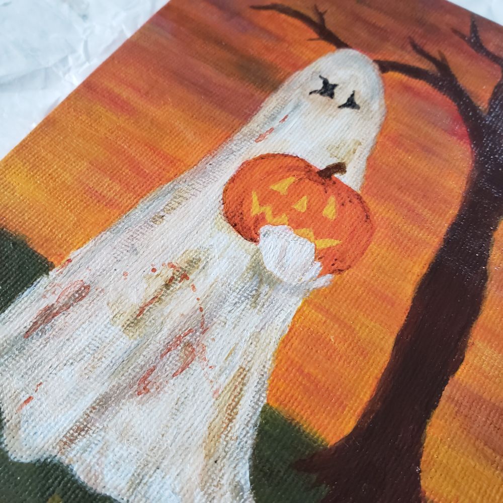 Lonely Ghost

5 X 7 inch Acrylic on canvas board
