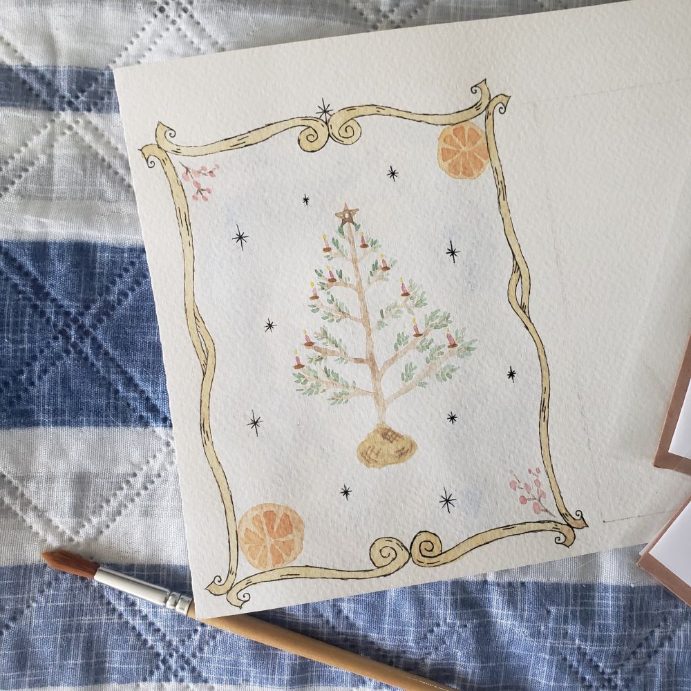 Vintage tree design

Ink and watercolor 

New design for prints and greeting cards