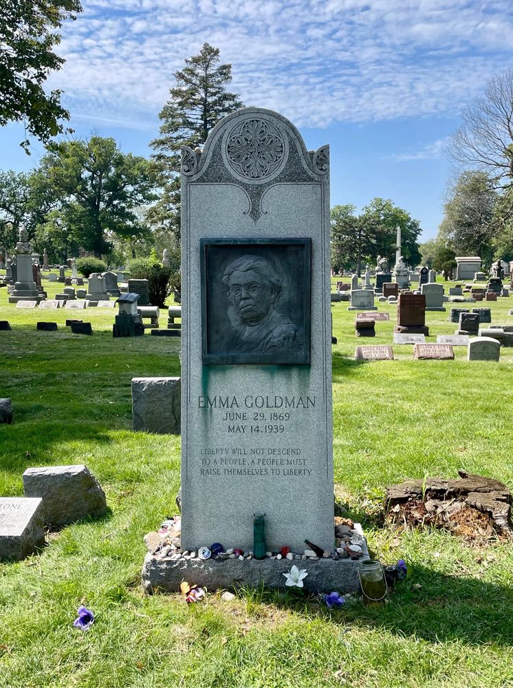 Gravestone of Emma Goldman