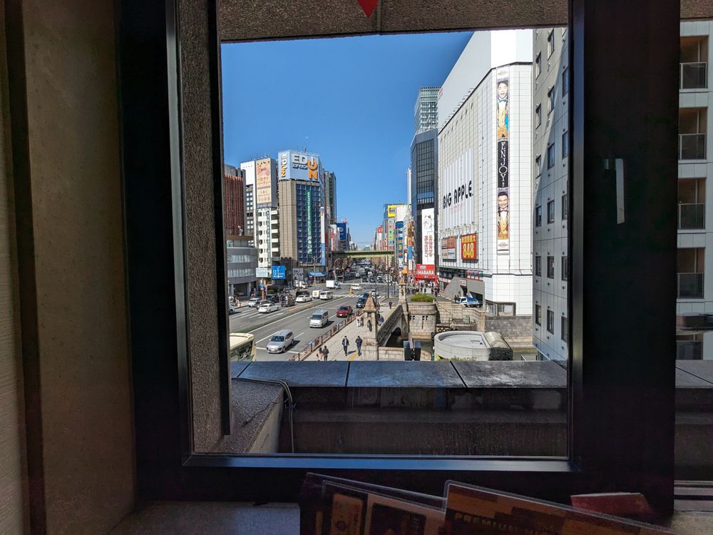 万世ビル三階からの風景