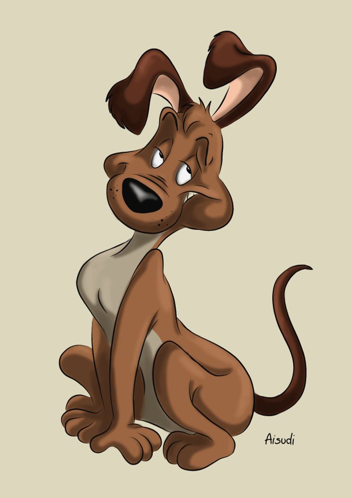 Merrie Melodies stray dog from the old days