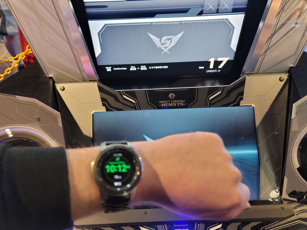 my watch congratulating me on my biking (i'm literally just playing sound voltex)