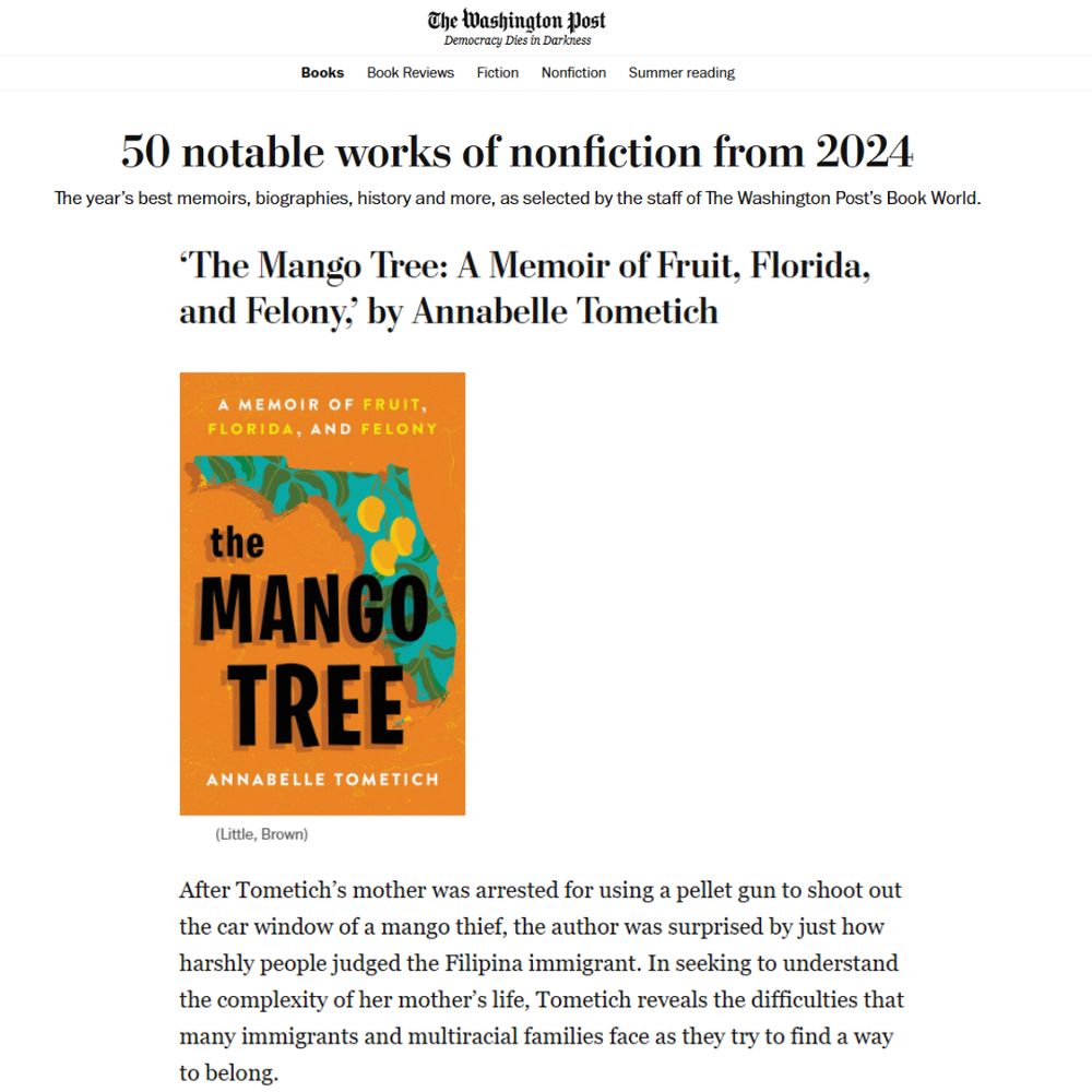 Screenshot of Washington Post's 50 Notable works of nonfiction page, which can be found here: https://www.washingtonpost.com/books/2024/11/21/best-nonfiction/