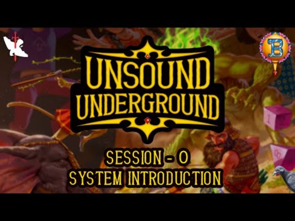Session 0: System Introduction | Unsound Underground | Bludgeon TTRPG | The Pigeon Killers - TPK