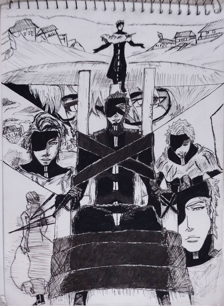 #Aizen #desenho #Bleach