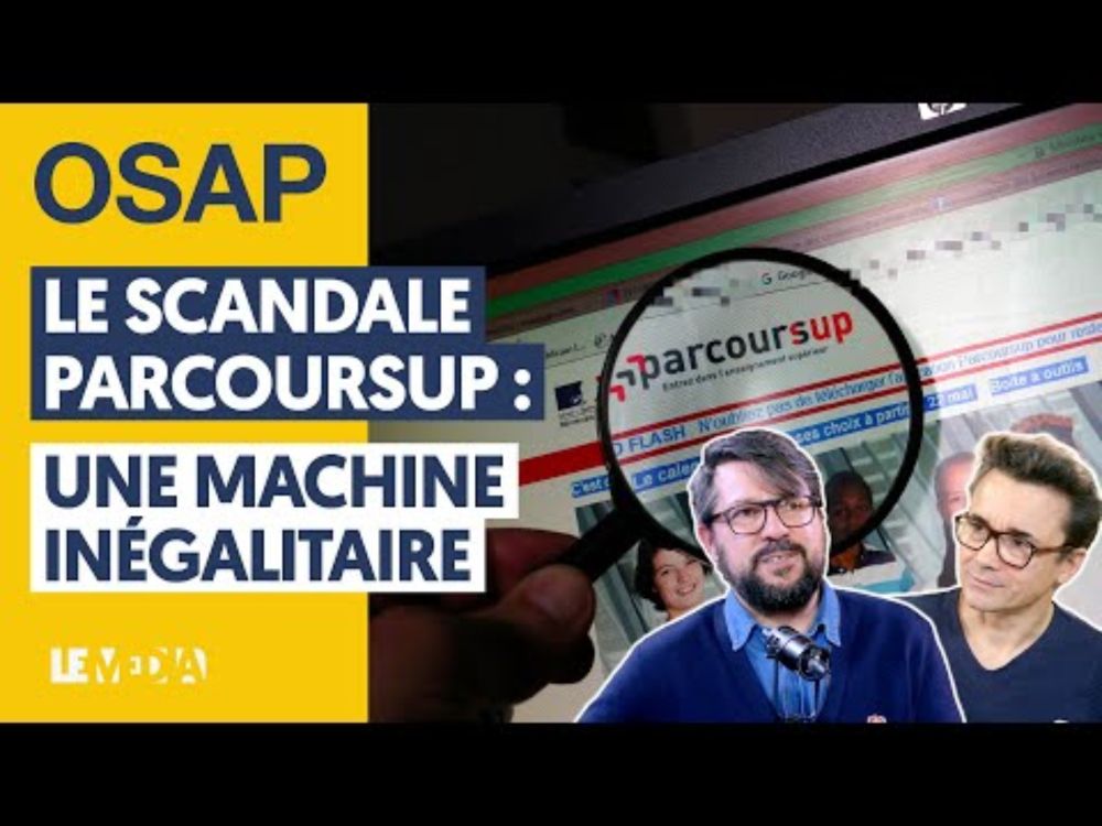 LE SCANDALE PARCOURSUP : UNE MACHINE INÉGALITAIRE | JOHAN FAERBER, JULIEN THÉRY