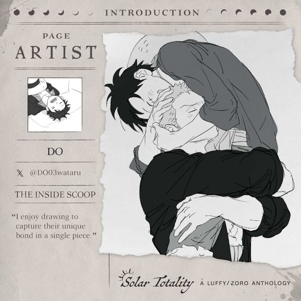 PAGE ARTIST: Do
INTRO: “I enjoy drawing to capture their unique bond in a single piece.”